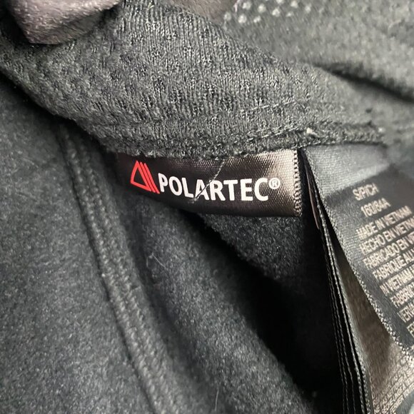 Marmot Jacket Women's Small Black PolarTec Fleece Full Zip Mock Neck Outdoors - Picture 6 of 10